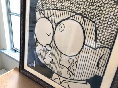 ドラえもん1コマ拡大鑑賞展 Tobichi京都 の詳細と見どころの写真 ポスター1100円