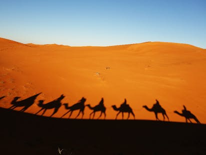 モロッコ 星空のサハラ砂漠に宿泊 リヤド マムーシュのラクダツアー
