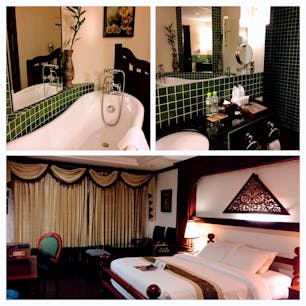 シェムリアップで利用したホテル
ボレイアンコール 
閑散期の為スペシャル料金が出ていた上に無料アップグレードして頂けました。