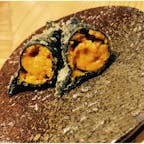 【博多天ぷら ながおか】雲丹の天ぷら（★★★★）/福岡県福岡市