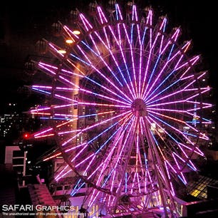 すすきのの商業施設「ノルベサ」にある「観覧車ノリア」。ビルの屋上にある観覧車で、地上78メートルの高さから繁華街すすきのを見下ろす空中散歩が楽しめます🎡