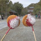 ✔️鎌倉📍髙徳院

大仏様を見る前につられて食べちゃったいちご飴！美味しかった〜🤤💗