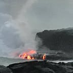 2017/05/03
#ハワイ島
#溶岩が海に流れて落ちる
