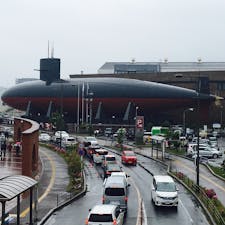 呉市の「鉄のくじら館」
巨大な潜水艦、本物です。