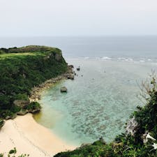 沖縄：与那城宮城

残念ながら曇り☁️でも絶景🙏☀️