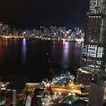 香港 九龍エリアのホテルからの夜景