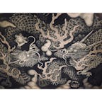 京都、建仁寺。🐉

大きな天井一面に龍の迫力！！
一体どうやって描いたんだろう、、