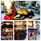 錦天満宮
新京極にある錦天満宮。
「撫で牛」がいて みんなが触る
ところは金色に光ってますね。🐮
錦市場に立ち寄ることも忘れずに。