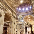 #サン・ピエトロ大聖堂 #バチカン市国
2017年2月

#カトリック教会 #総本山 の名に相応しい大聖堂 ✨
天国ってきっとこんな感じなんじゃないだろうか...👼👼