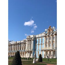 ロシア - エカテリーナ宮殿 w/うさぎ雲