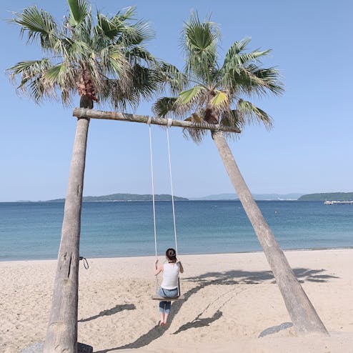 ヤシの木ブランコ