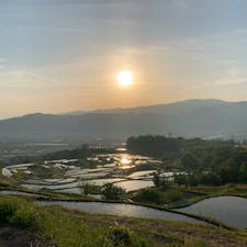姨捨の棚田に行ってきました！

めちゃくちゃ綺麗で1時間くらい見ていました👍
自然の良さを感じることができました🎉