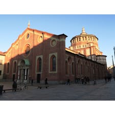 Last Supper 最後の晩餐 by Leonardo da Vinci レオナルド・ダ・ヴィンチ at Piazza di Santa Maria delle Grazie サンタ・マリア・デッレ・グラツィエ教会 Milano ミラノ Italy イタリア
最後の晩餐は見学の事前予約必須ながらチケット確保はかなり難しいので、どうしてもダメなら最終手段のアーモイタリアが取ってくれる
