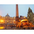 行ったのは2月でしたが、クリスマスツリーがありました。1年中クリスマスみたいな装飾がされてるのか？

世界一小さな国。
一瞬で見終わったけど、とても綺麗な空間でした。

#バチカン市国
#世界最小の国家
#Vaticanae