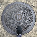 京都市 マンホール
御所車  でした👀