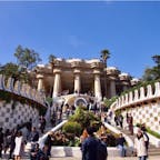 #グエル公園 #バルセロナ #スペイン
2017年2月

TDSのマーメイドラグーン🧜‍♀️🐠のモデルにもなった
#ガウディ の大傑作はまるで絵本の世界！！！

たどり着くまでの坂道は全然可愛くないけど😇笑