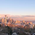 シアトルの人気スポット、ケリーパーク
晴れてる日はマウントレーニアも見えます