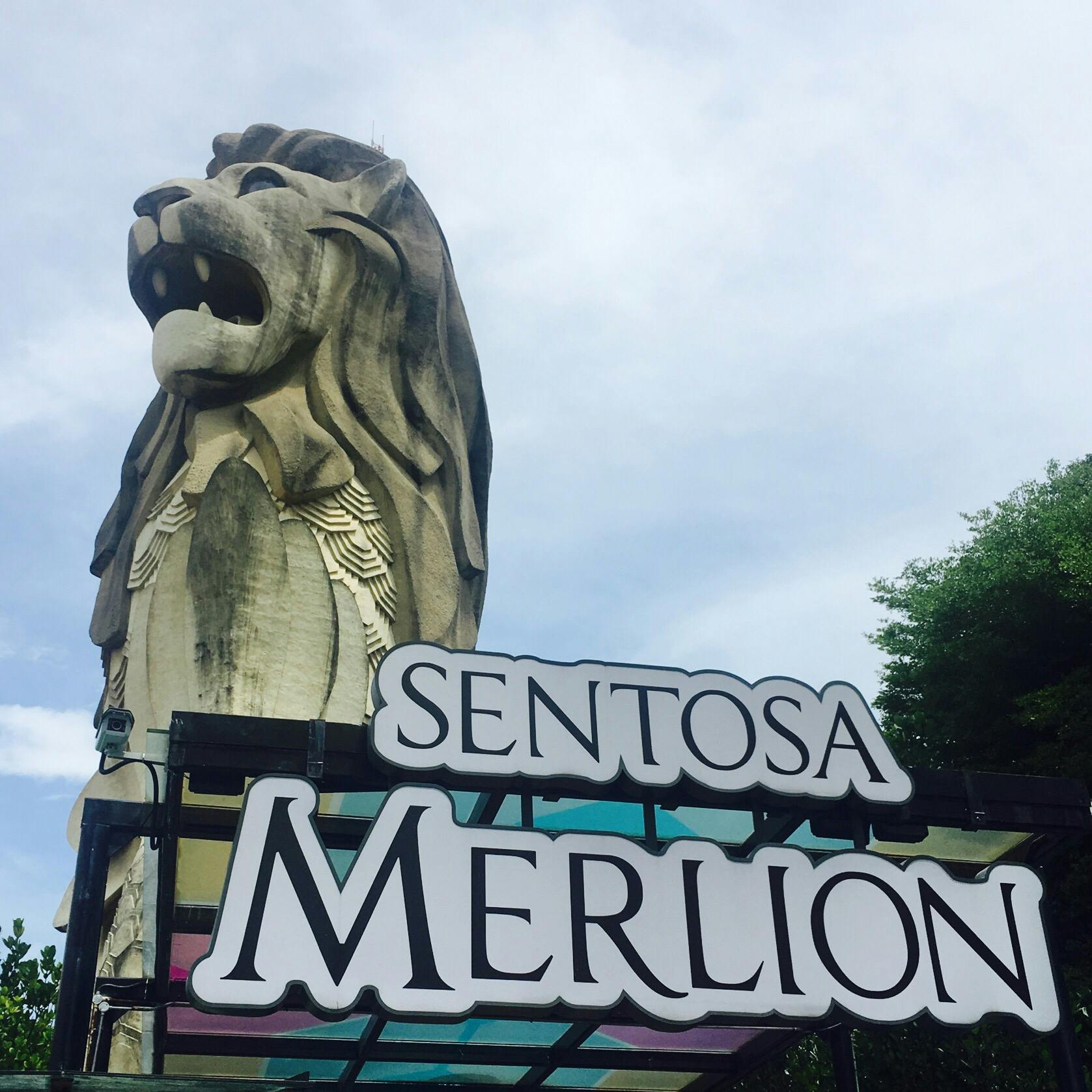 閉鎖 マーライオン タワー The Merlion Tower マーライオン セントーサ島 の投稿写真 感想 みどころ セントーサ島の マーライオン トリップノート