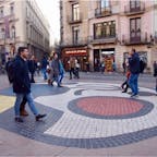 #ミロのモザイク床 #バルセロナ #スペイン
2017年2月

#ランブラス通り にさり気なく施された #ミロ の芸術🎨
人通りがすごく多い通りなので見落としてしまいそう...

#ミロ美術館 も行きたかったなあ😭😭