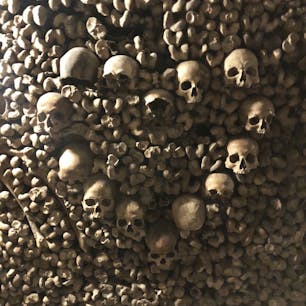 2019.6.8 パリ
カタコンブ
10時オープンに対して、事前予約なしで10時20分頃行ったら2時間待ちでした😫