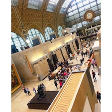 2019.6.7 パリ
オルセー美術館
モネ、ミレー、ドガ、ゴッホ、ゴーギャン…
有名な作品が多い！
駅舎の館内もステキ！

#パリ#paris#オルセー美術館