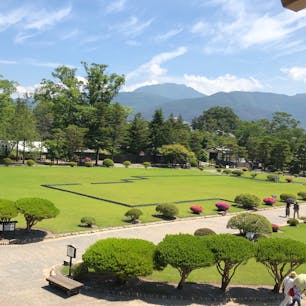 2019.6.26
長野県松本市・松本城

城内から見た敷地内の庭園