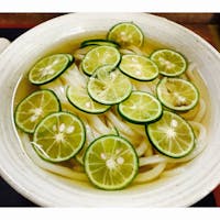 【純手打うどん よしや】すだちひやひや(★★★★★)/香川県丸亀市