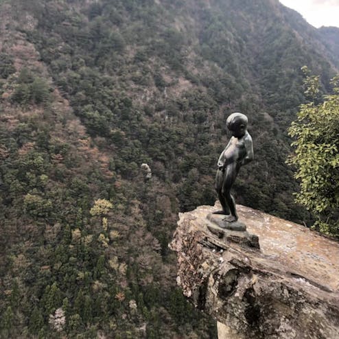 祖谷渓 小便小僧