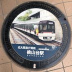 桃山台駅 マンホール
9000形ポールスターと共にすいたんが印刷されたマンホール(ﾟ∀ﾟ)