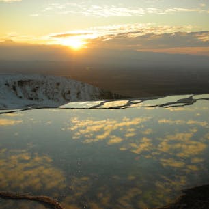 パムッカレの夕陽