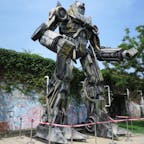 The Pier-2 Art center 駁二藝術特区 Kaohsiung City 高雄 Taiwan 台湾
高雄のアートセンターにある原寸大の戦闘ロボットなのだが若干素人寄り。