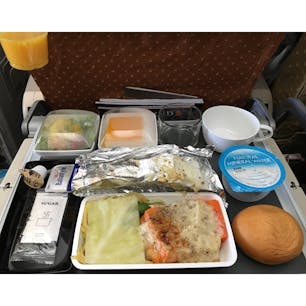 機内食
クスクスがみんなには不評だったみたいだけど私は完食✌🏻