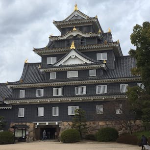 岡山城（烏城）#岡山県