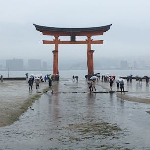 厳島神社。穴子飯は美味いし景色もただただ感動。#広島県