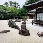 高野山 金剛峯寺 の蟠龍庭です。日本最大クラスの石庭です。