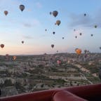 トルコ 
カッパドキアの気球ツアーからの絶景