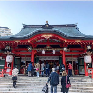 #生田神社 #神戸 #兵庫
2018年3月

縁結びあんまり興味ないけど#水占い やってみたい😆😆