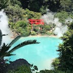 大分別府地獄めぐり
海地獄での一枚