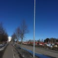 3月のフィンランドの郊外。綺麗に晴れたので。。。