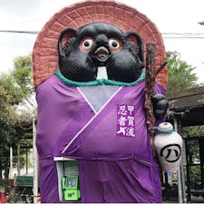 #信楽駅大たぬき #信楽 #滋賀
2018年4月

人口よりたぬきの方が多いんじゃないだろうか...🤔🤔