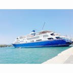 エーゲ海  １日クルーズ船
意外にこじんまりとした感じ。