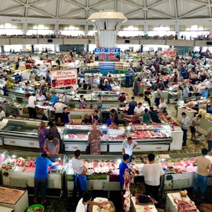 #タシュケント
チョルスー・バザール
お肉コーナー