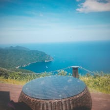 福井県の三方五湖。レインボーライン。