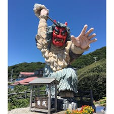 秋田県 男鹿半島 なまはげ像