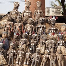 トーゴのロメにある、ブードゥー教のマーケット
黒魔術で有名な世にも奇妙なものばかり売っている。
メインは動物の死骸だ。これを吸ったり砕いたり飲んだり身につけたりするらしい。
ここはブードゥー教の薬局と呼ばれている。
またマーケットは異臭に包まれているので要注意。