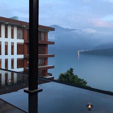 台湾の日月潭への眺めの良いホテル