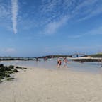 Korea 韓国 Jeju island 済州島 Hamdeok Beach 咸徳海水浴場
収容人数5万人！そして夜間も楽しめるビーチとして人気の咸德海水浴場。訪韓客も多くてツーリストフレンドリーな町。