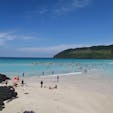 Korea 韓国 Jeju island 済州島 Hamdeok Beach 咸徳海水浴場
韓国のモルディブと呼ばれる咸徳海水浴場は遠浅のエメラルドグリーンの美しい海で、小さなこども連れでも楽しめる。