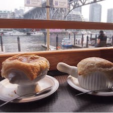 #Alamode #パブリックマーケット 
#グランビル・アイランド #バンクーバー #カナダ
2018年8月

#クラムチャウダー と #オニオングラタンスープ 
バンクーバーで食べたものの中で1番美味しかった😋💕