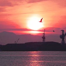 北海道
函館港夕焼け